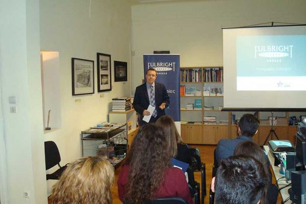 Graduate Group Session and Student Visas at the Fulbright office in Athens