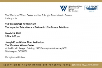 EVENT IN Washington DC - Woodrow Wilson International Center for Scholars