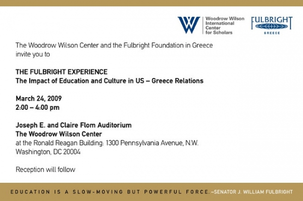 EVENT IN Washington DC - Woodrow Wilson International Center for Scholars