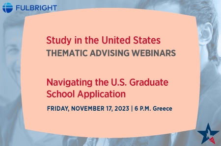 Thematic Advising Webinar: Navigating the U.S. Graduate School Application
