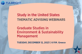 Thematic Advising Webinar: Graduate Studies in Environment &amp; Sustainability Management