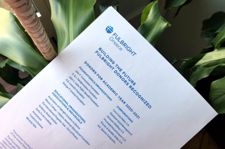 Building the Future—Thank You Fulbright Donors!