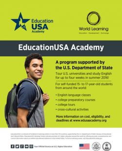 EducationUSA Academy &ndash; Now Accepting Student Applications for 2016